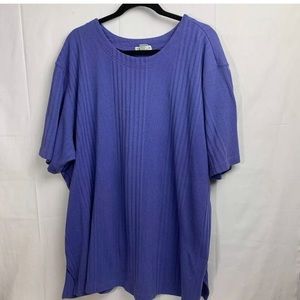 THE AVENUE. Womans Tunic Top  Blue SZ   30 /. 32 .